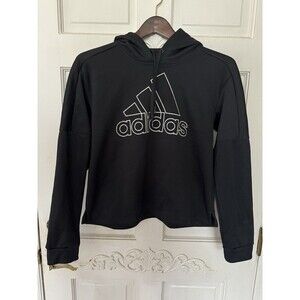 Adidas ClimaWarm Women’s Black Hoodie Sweatshirt Size M | Excellent Condition